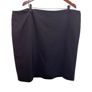 Laura Plus Navy Blue Pencil Skirt Size 24 NWT